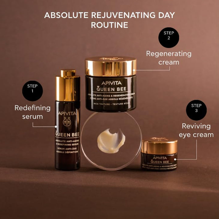 APIVITA Queen Bee Absolute Anti-Aging &amp; Reviving Eye Cream, 15 ml