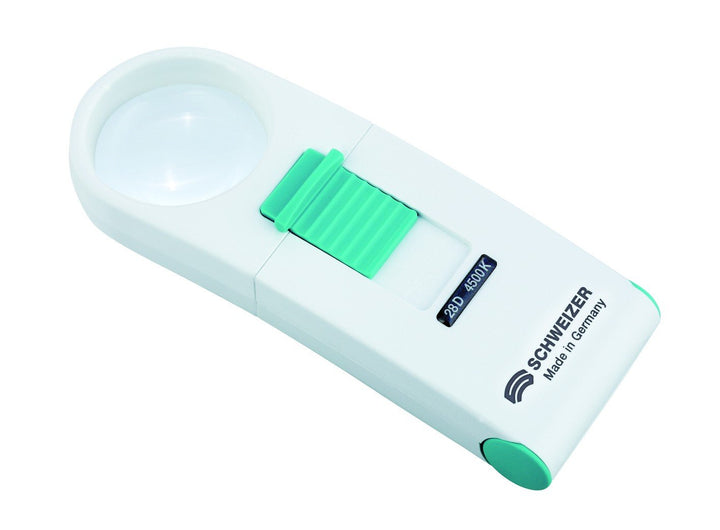 ÖKOLUX plus mobil Handleuchtlupe - 56 D / 14-fach / 35 mm / 6500 K