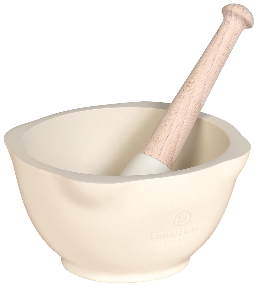 Vijzel en stamper Ø140mm Emile Henry 0255-02 Argile Ton, Ton