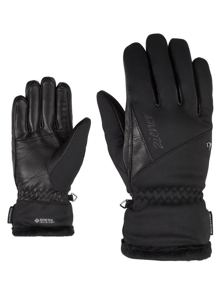 Ziener Damen Irda 6.5 Schwarz, 6.5 Schwarz