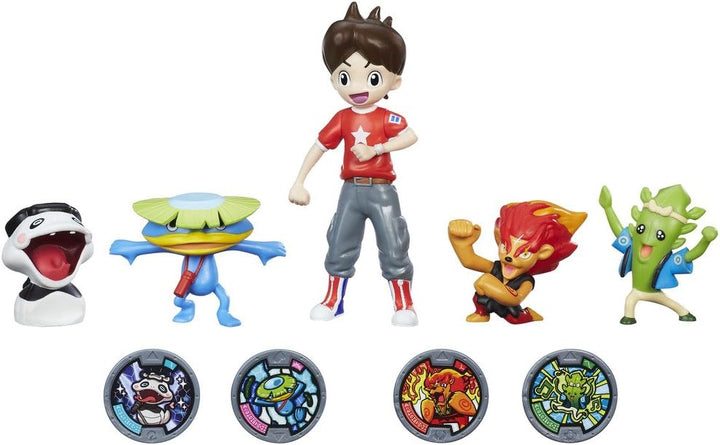 Hasbro Yo-Kai Watch B8803EU5 - Nate und 4 Medaillenfreunde, 5-er Pack