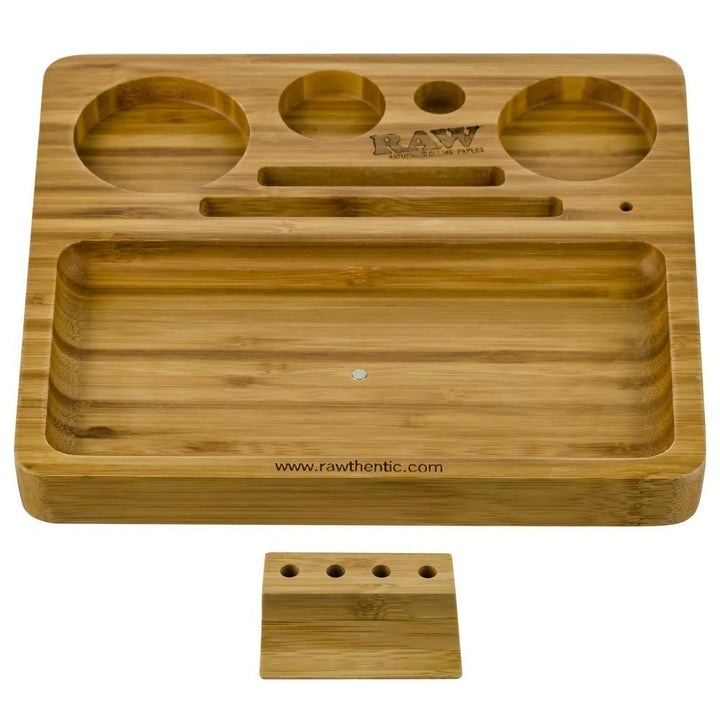 Bambus Drehunterlage RAW Rolling Bamboo Tray (22x20x2cm)