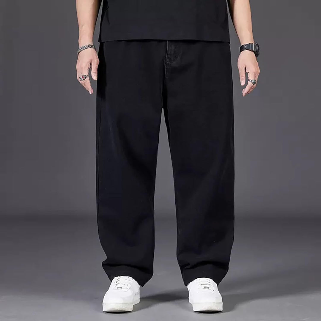 Generisch Jeanshose Herren Baggy, Herren Freizeithose Lang Mit Gummizug, Jeans Very Grosse Grössen S