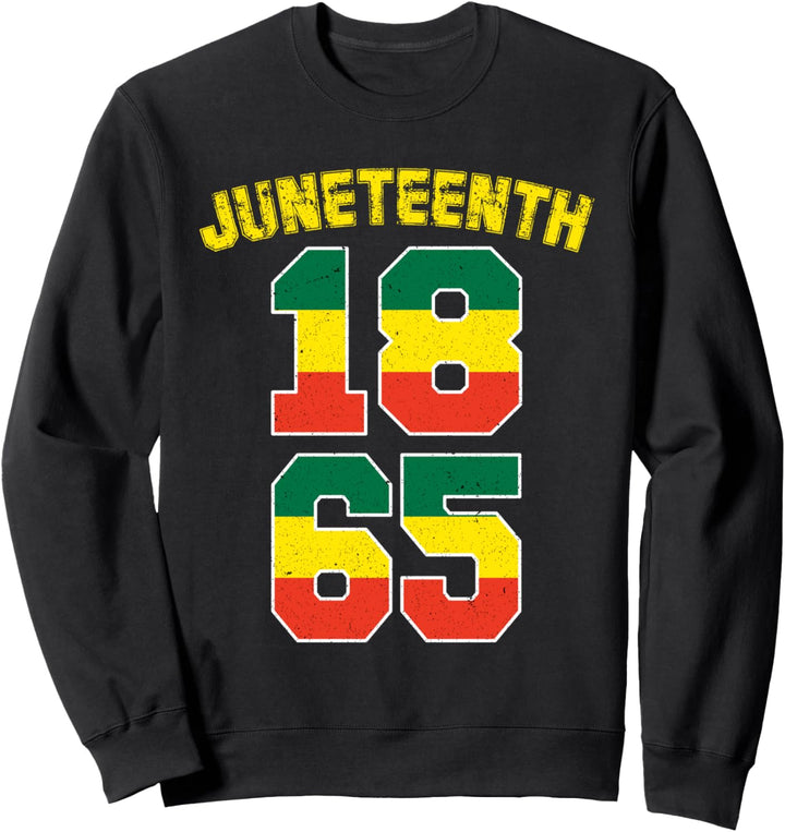 Juneteenth 1865 Ancestors Black Pride African American Afro Sweatshirt