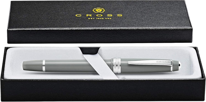Cross Bailey Light Füllfederhalter (Federstärke F, inkl. Geschenkverpackung) Grau