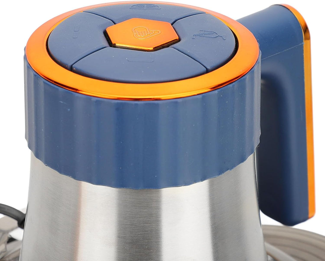 Luocute 5L Edelstahl Fleischwolf 500W Grosse Kapazität 5 Klinge Blue, Blue