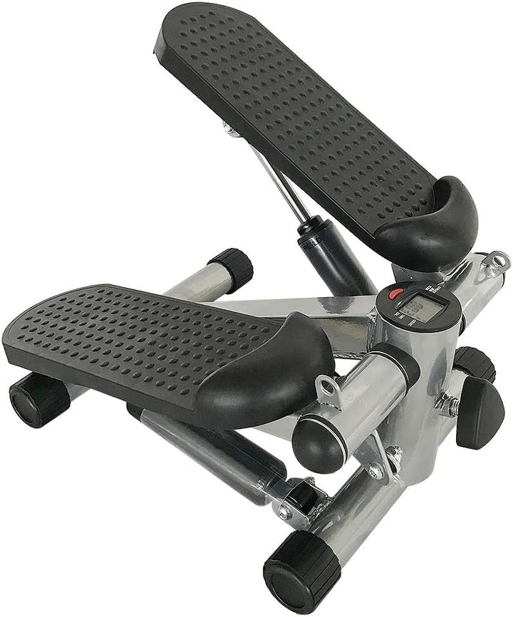 Stepper für Zuhause, Stepper mit Power Ropes, Stepper Hometrainer mit LCD Display, Up-Down Swing Ste
