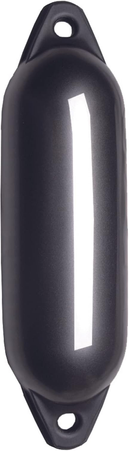 TALAMEX Star Verteidigung, Bootschutz, Anthrazit, 21 cm Durchmesser / 62 cm Länge