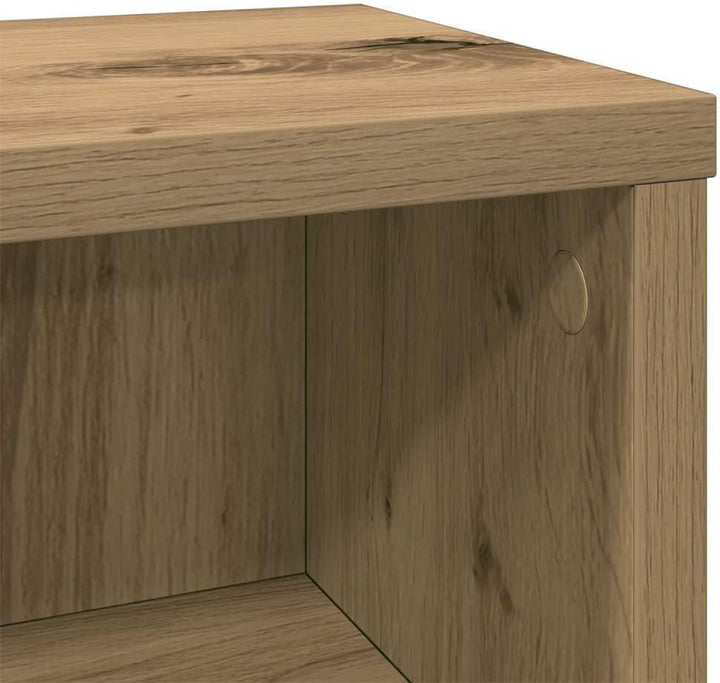vidaXL CD-Regal Artisan-Eiche 21x20x88 cm Holzwerkstoff, Artisan-eiche