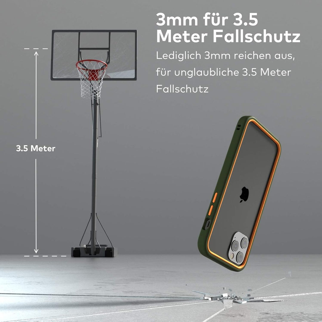 RhinoShield Modulares Case kompatibel mit [iPhone 12 Pro Max] | Mod NX - Anpassbare &amp; stossdämpfende