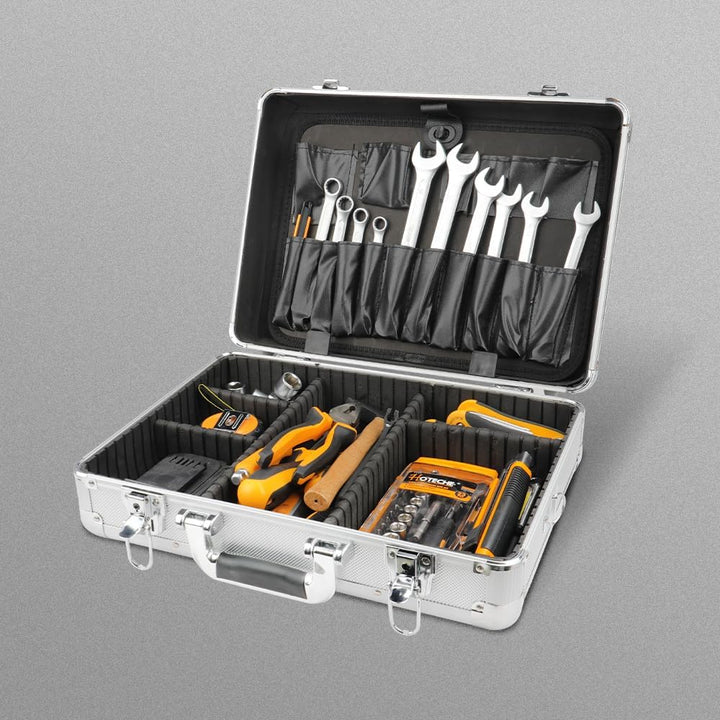 Hoteche Alu Werkzeugkoffer leer,42.5 * 30.5 * 12.5cm,Profi Alu Koffer
