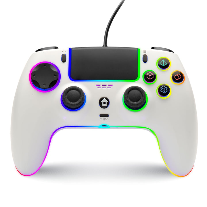 NITHO Wired Controller Kompatibel mit PS5/PS4/PC/Android, Gamepad mit Hall-Effekt Joysticks, Program