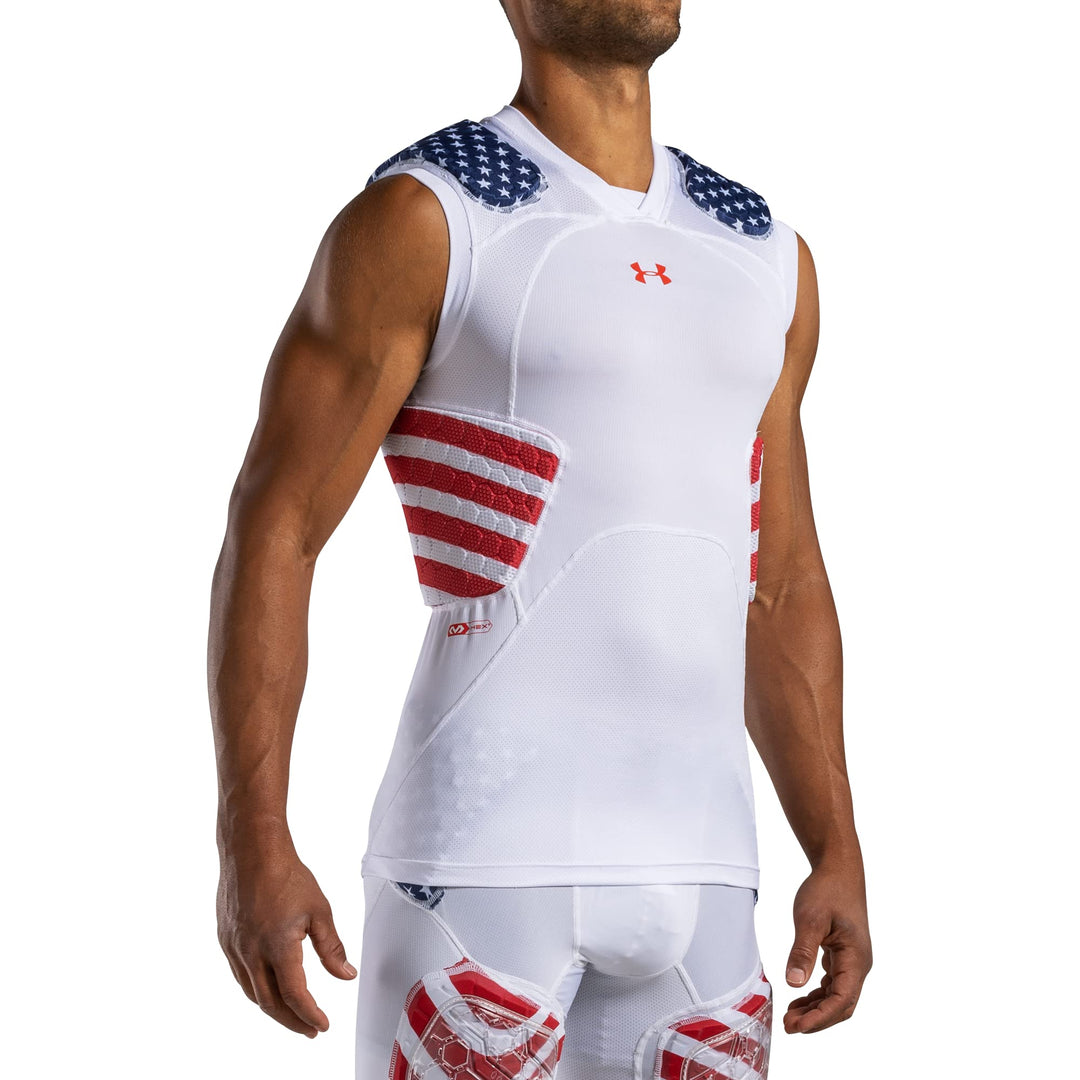 Under Armour Unisex Ua20320 Gameday Armour Pro 5-Pad Top Nov Adult: XXL Amer, Adult: XXL Amer
