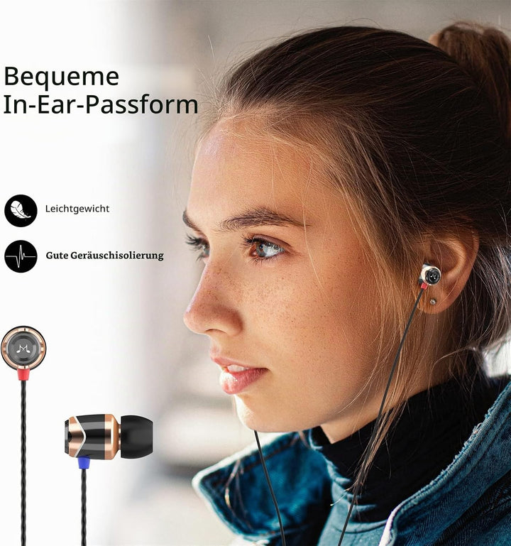 SoundMAGIC E10 High Fidelity Kopfhörer Smartphone Earbuds In Ear Kopfhörer Hochwertige Ohrhörer mit