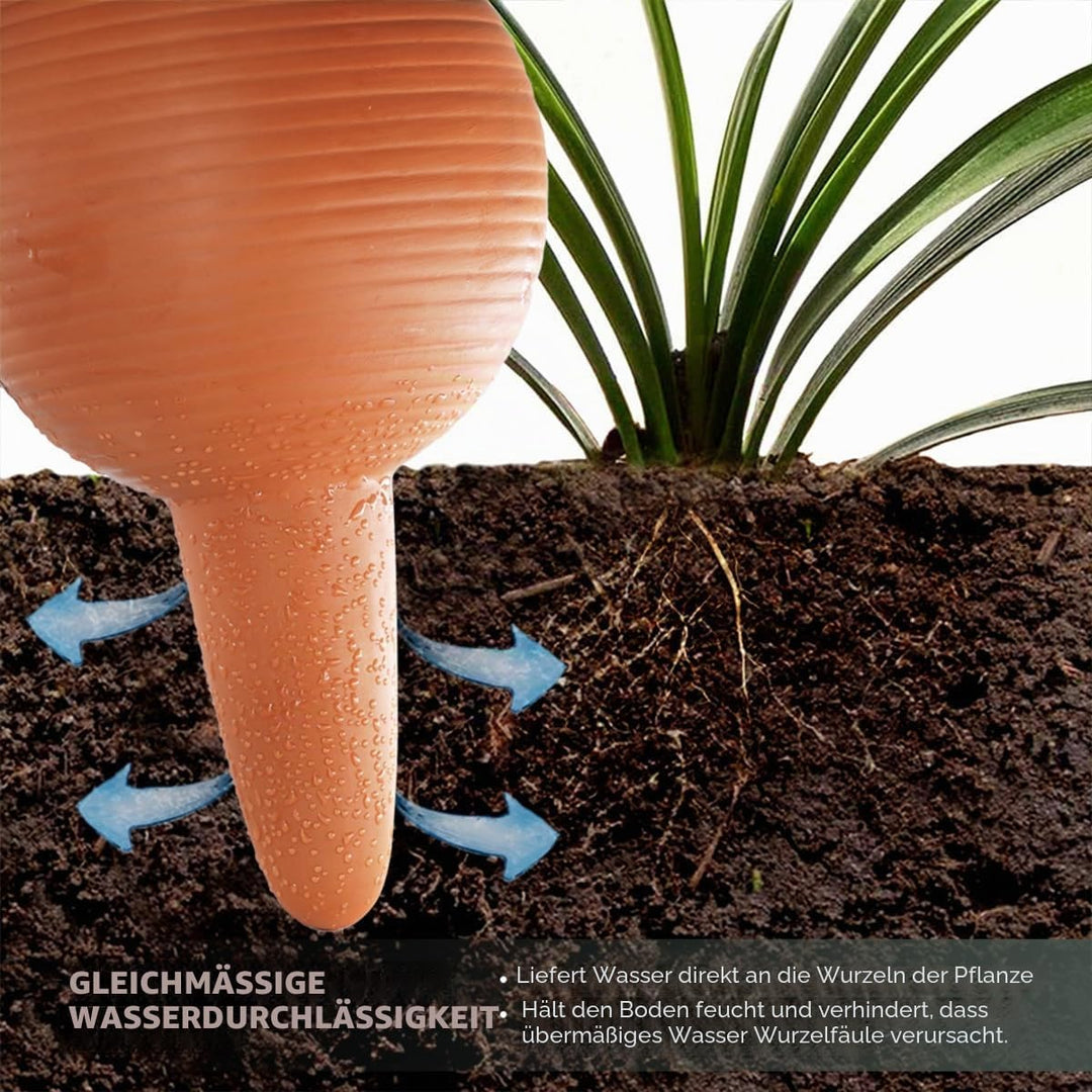 TerraCotta Pflanzen-Bewässerungsstäbe, automatische Pflanzenbewässerungskugeln-Geräte, 400 ml Wasser