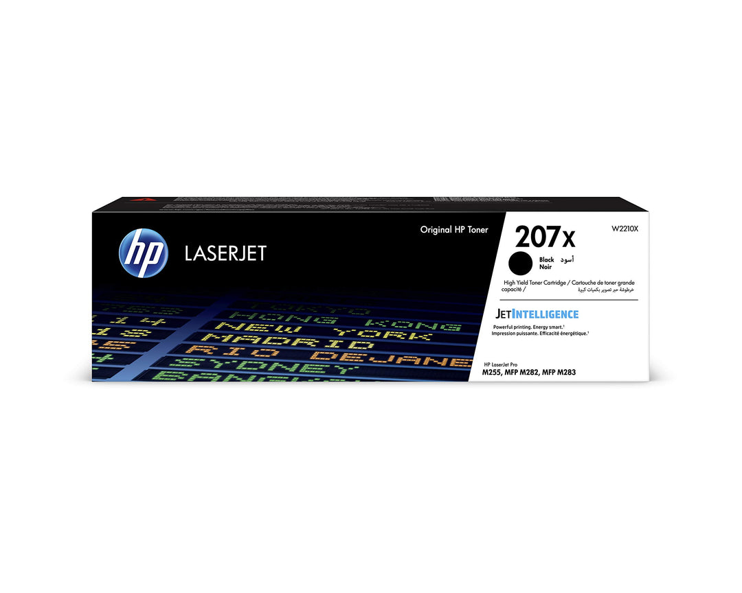 HP 207X W2210X Original Toner mit hoher Kapazität, Schwarz HP Farbe LaserJet Pro M255/M282/M283 Schw