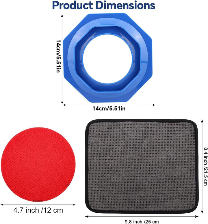 Bowling Ball Polishing Kit – wiederverwendbar, professionell, Zubehör, Bowling-Reiniger mit Material
