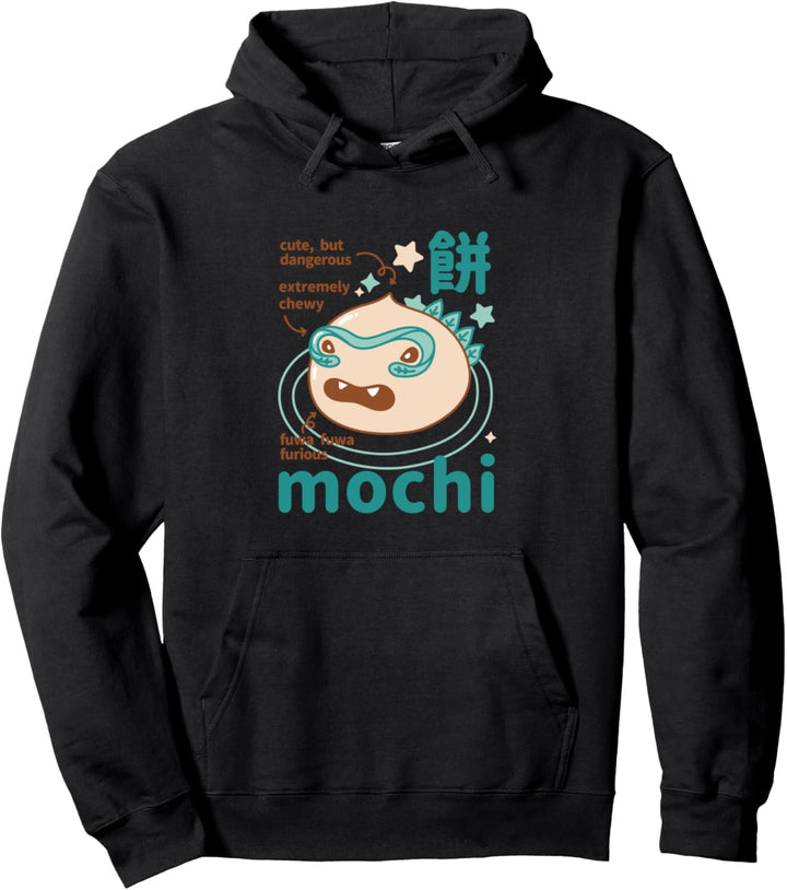 Mochi Dessert Monster l Lustige japanische Lebensmittel Pullover Hoodie