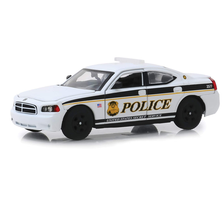 Greenlight Collectibles 86171 Miniaturauto für Sammlung, Weiss/Schwarz