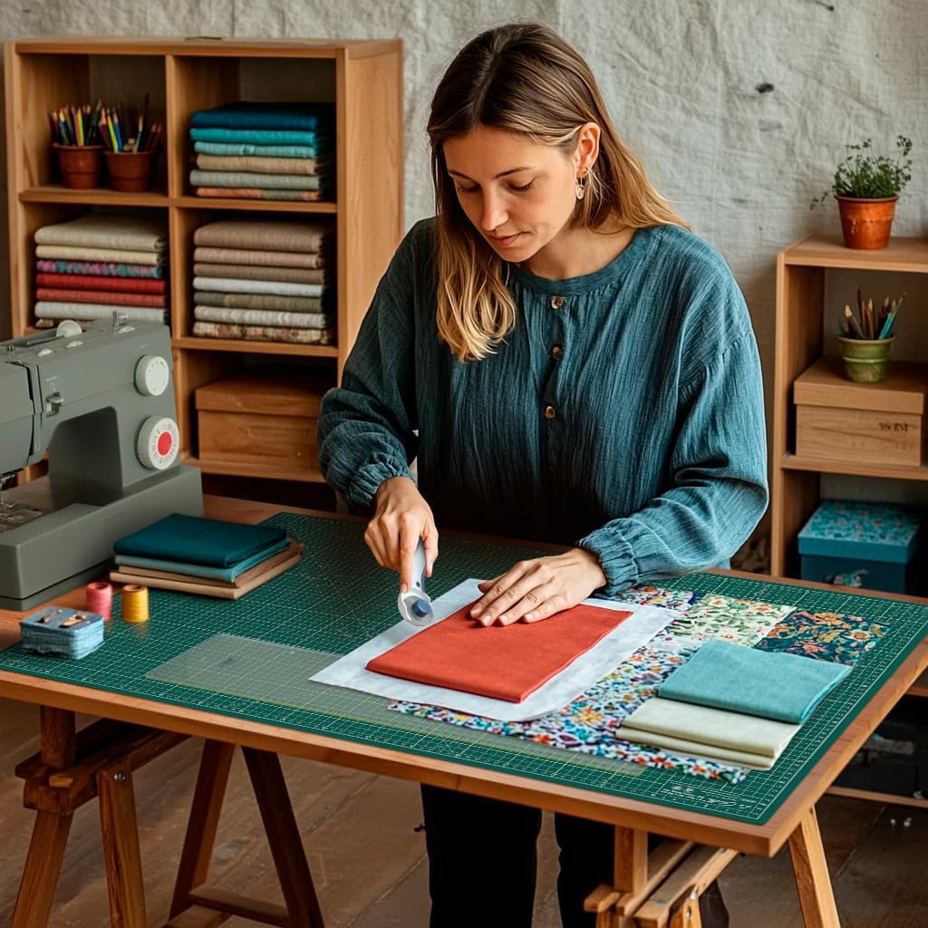 La Canilla Schneidematte A1 Selbstheilend (60x90 cm - 36x24") Cutting Mat Schneideunterlage für Bast