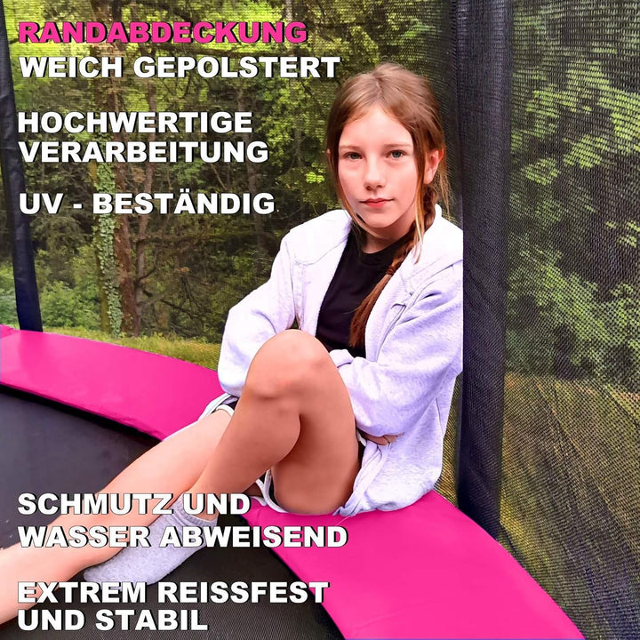 Baunsal® Trampolin Randabdeckung Ø 183 244 250 275 300 305 335 366 370 396 400 427 430 457 460 487 4