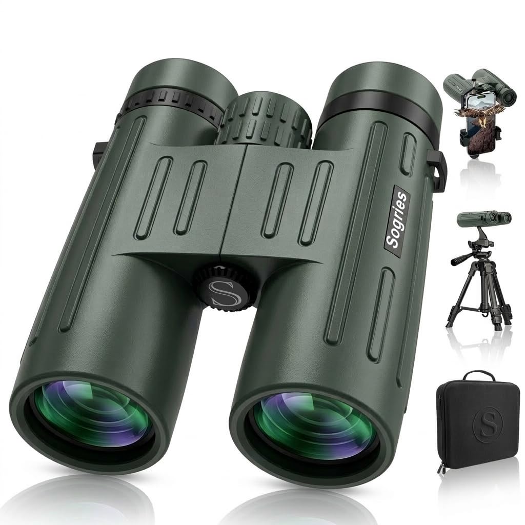 14x45 Fernglas für Erwachsene, leistungsstark, professionelles HD-Fernglas zur Vogelbeobachtung, Jag