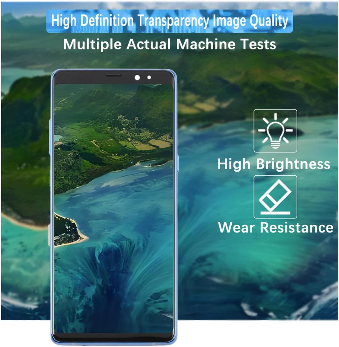 Display Bildschirm für Samsung Note8 TFT Blau mit Rahmen Note8 Blau-Rahmen TFT, Note8 Blau-Rahmen TF