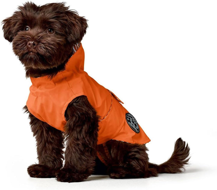 Hunter Hunde-Regenmantel Milford, Farbe: orange, ergonomische Passform für optimalen Schutz, individ