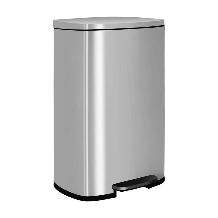 BestOffice 50 L Mülleimer Küche Mülleimer mit Deckel für Büro Schlafzimmer Badezimmer Schritt Müllei