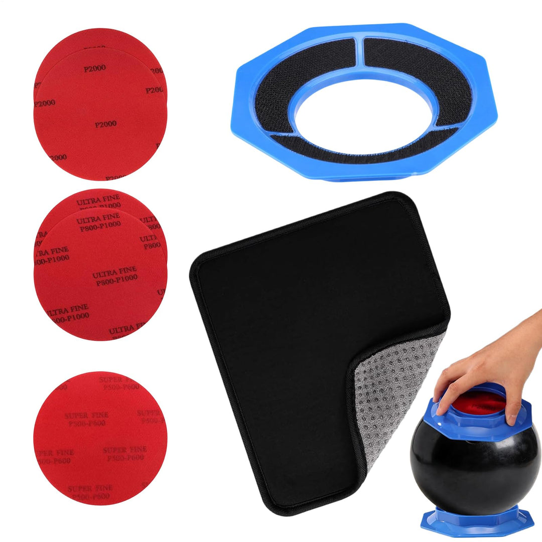 Bowling Ball Polishing Kit – wiederverwendbar, professionell, Zubehör, Bowling-Reiniger mit Material
