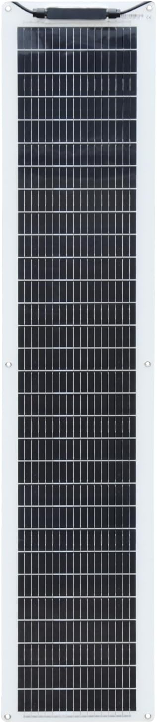 100 watt (2x50W) Flexibles Solarpanel Schmal Lang