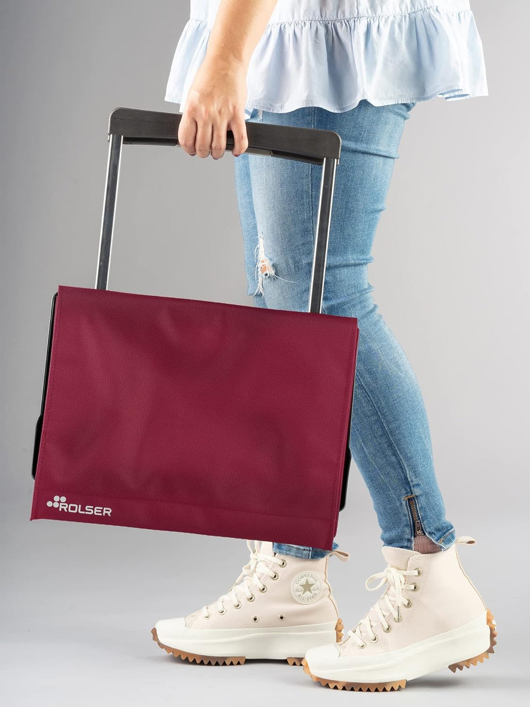 Klappbarer Einkaufstrolley Rolser Plegamatic MF 2 Räder - Burdeos, Burdeos
