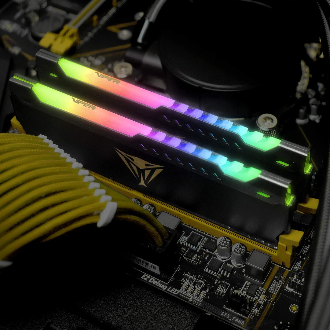 Patriot Viper Steel RGB DDR4 16GB (2 x 8GB) 3600MHz CL18 Gaming Arbeitsspeicher Kit 16GB 3600MHz Kit