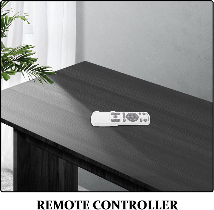Cabilock Leiser Deckenventilator mit Fernbedienung 6-stufen Drehzahlregler Kunststoffmaterial und Sa