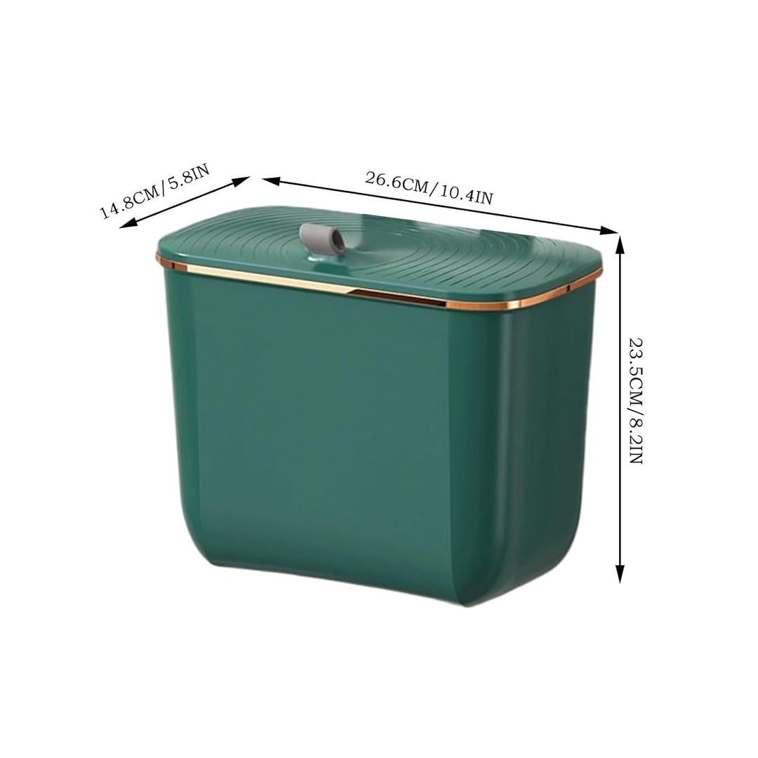 7L Küchenmülleimer mit Deckel, hängende Küche Abfalleimer, wasserdicht Kompostbehälter, Komposteimer