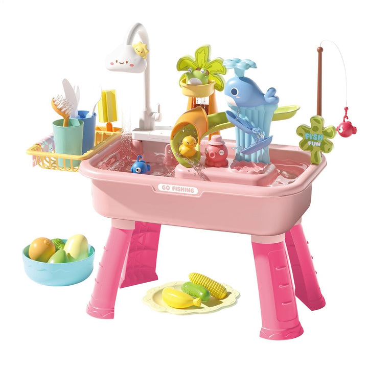 Wasser Spieltisch Ab 3, 54 X 29 X 53 cm Wasser Spieltisch, Sand Und Wassertisch, Sommerspielzeug Set