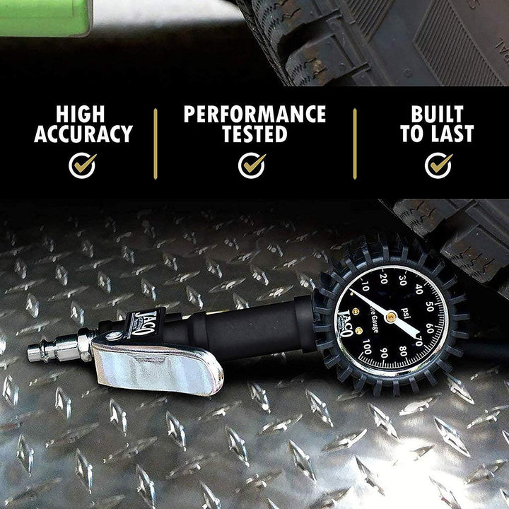 Jaco FlowPro Reifenfüllmesser – 100 PSI