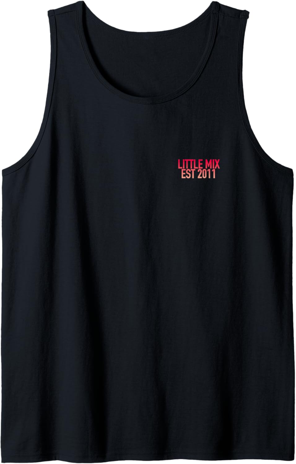 Little Mix – Ten Year Gradient Tracklist Front Back Print Tank Top