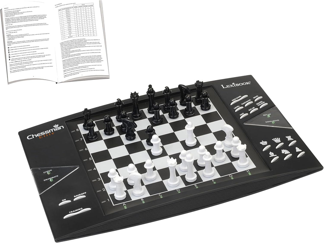 Lexibook CG1300 - Elektronisches Schachspiel mit sensitivem Spielbrett, 2 SPIELER Chessman Elite, Ch