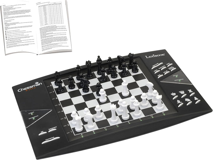 Lexibook CG1300 - Elektronisches Schachspiel mit sensitivem Spielbrett, 2 SPIELER Chessman Elite, Ch