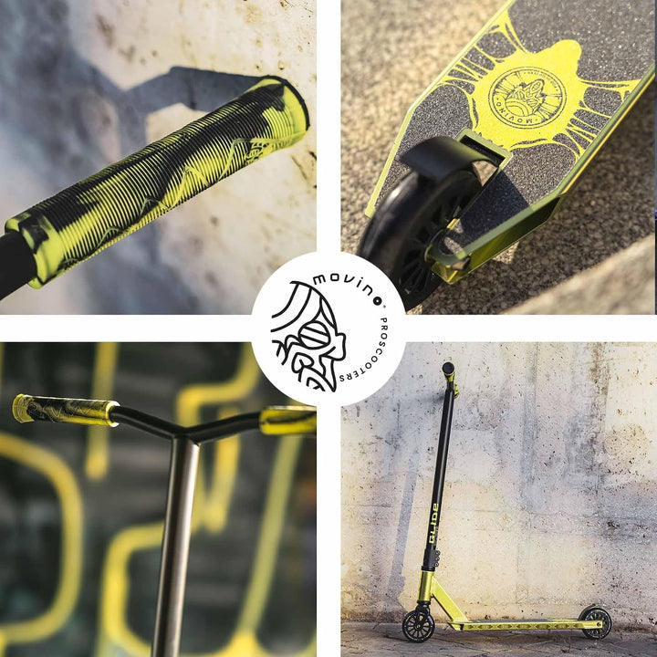 Movino Stunt Scooter Profi Roller für Erwachsene &amp; Jugendliche mit ABEC 9 Kugellagern Kickscooter mi