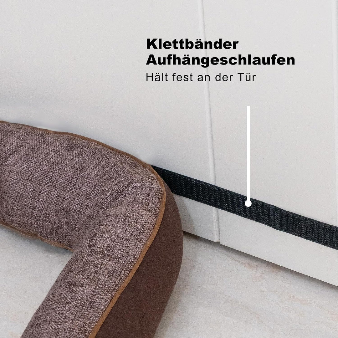 Tier-Tür-Zugluftstopper, Zugluftstopper Unter der Tür – Dreieckig &amp; Gewichtet, Dichtung für Türunter