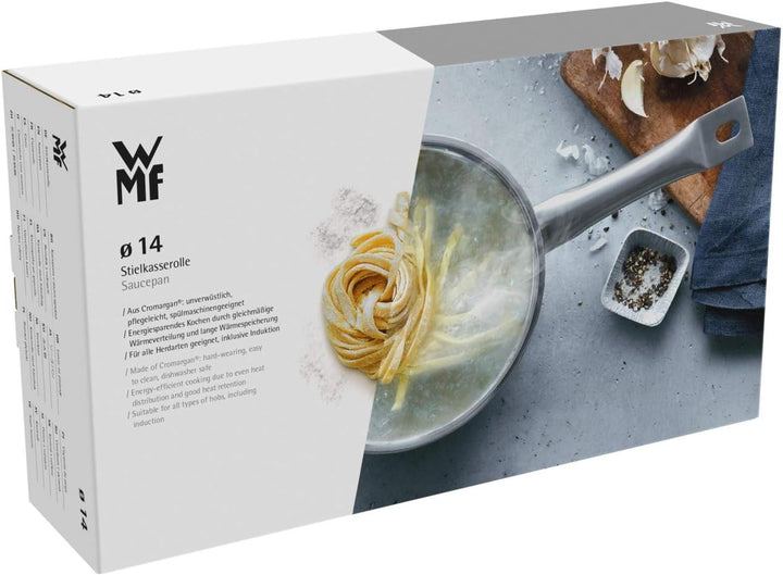 WMF Mini Stielkasserolle 14cm, klein, ohne Deckel, kleiner Topf, Kasserolle Induktion 0,9l, Cromarga