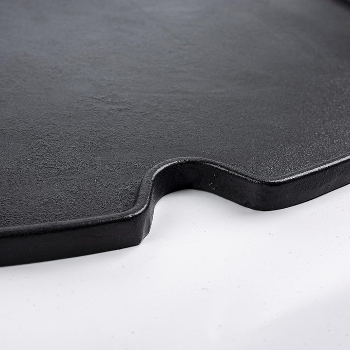 LOKHING 6558 32cm x 22cm Gusseisen Bretpfane Grillplate für Weber Q100 Q120 Q1000 Q1200 Series Grill