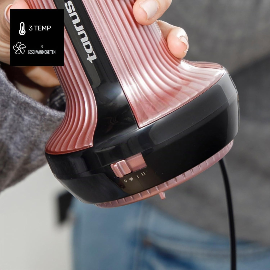 Taurus – Warmluft-Diffusor Curly | Für lockiges Haar | Ionic Care | Keramikbeschichtung | 3 Temperat
