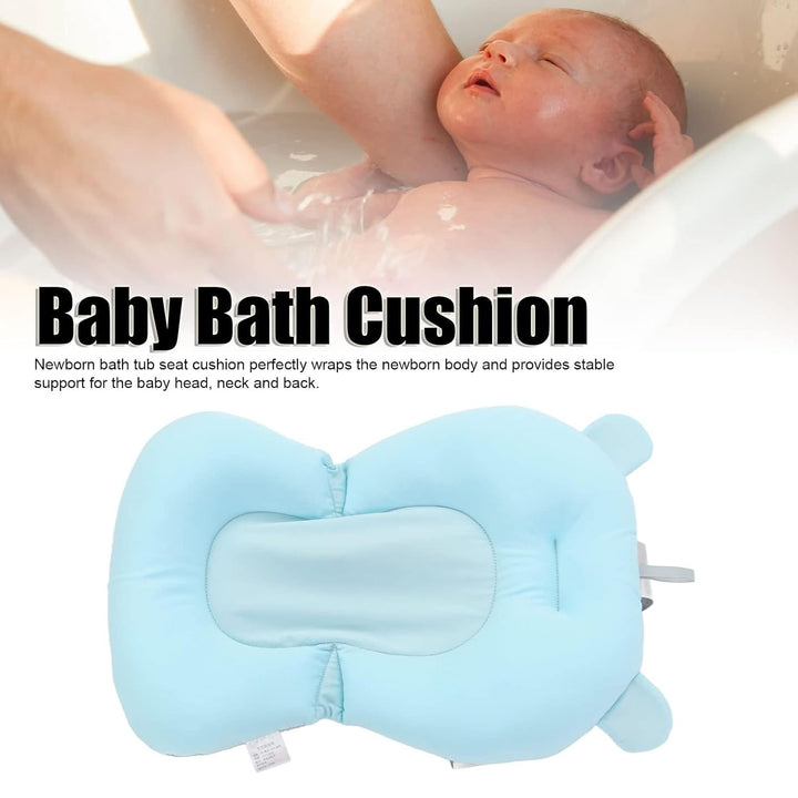Baby-Badewannen-Sitzkissen, Schwimmender, Sicherer Badewannensitz, Faltbar, Verstellbar, für Neugebo
