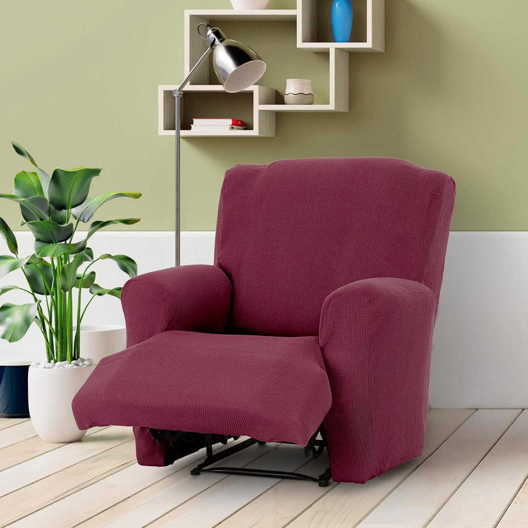 Eysa Elastischer Bezug für Relaxfüsse, textur, Granatrot (Farbe 08), 60-75cm, Granatrot (Farbe 08)
