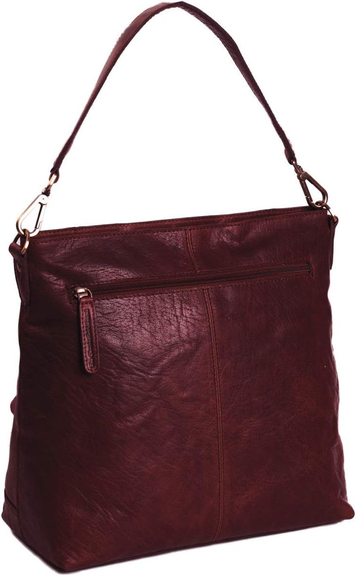 The Chesterfield Brand Antique Buff Annic Schultertasche Leder 30 cm