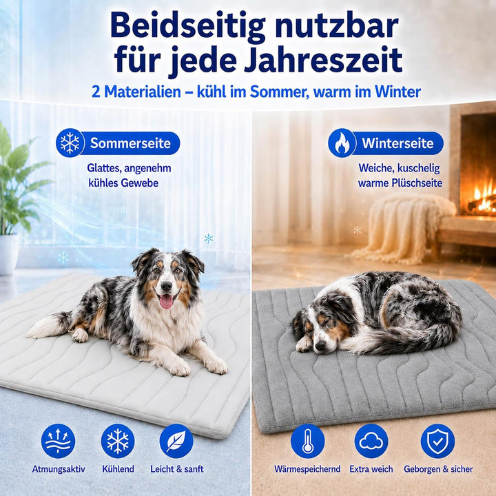 Pfotenchill Kühlmatte Hund Katze, Selbstkühlende Hundematte, Cooling Mat for Dogs, Kühldecke für Hun