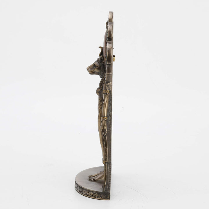 Veronese Design Sekhmet Geflügelte ägyptische Kriegergöttin Wandkunststatue